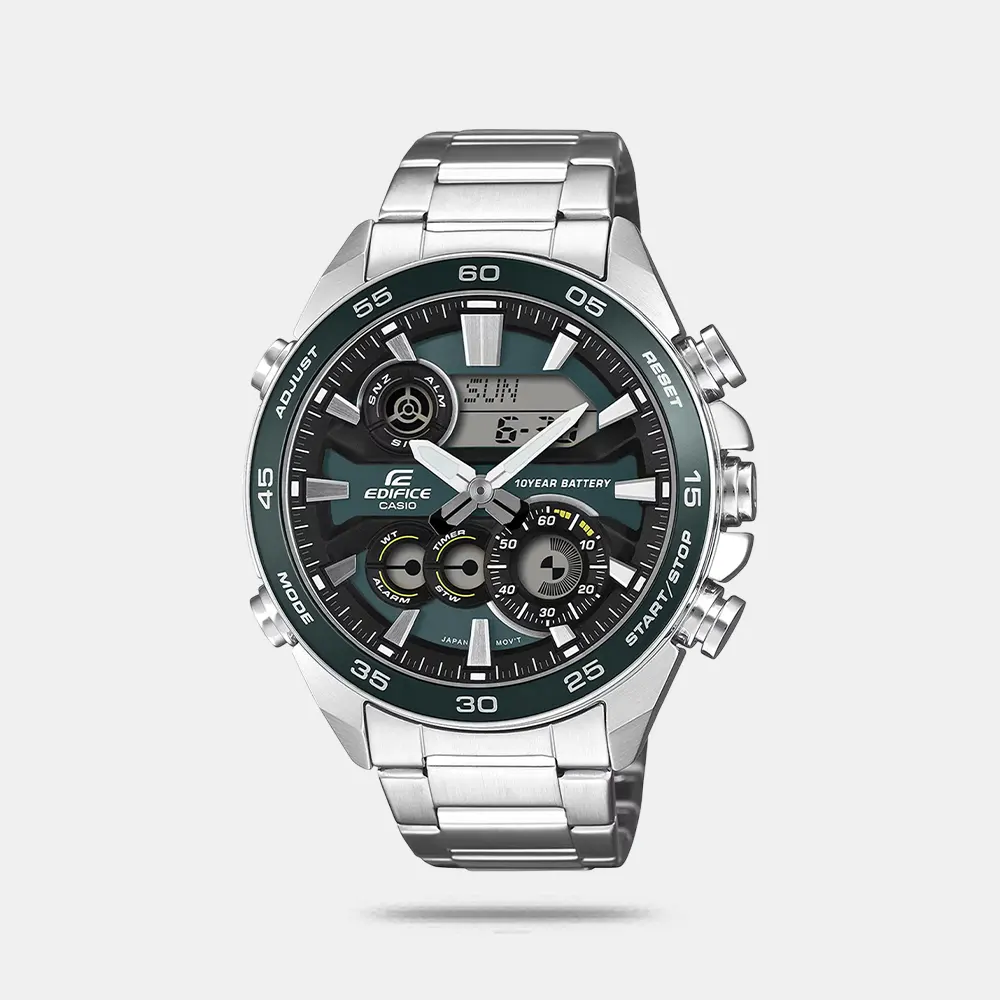 https://watchpalace.in/product/edifice-men-quartz-green-dial-analog-digital-stainless-steel-watch-ed714/ Edifice Men Quartz Green Dial Analog-Digital Stainless Steel Watch ED714