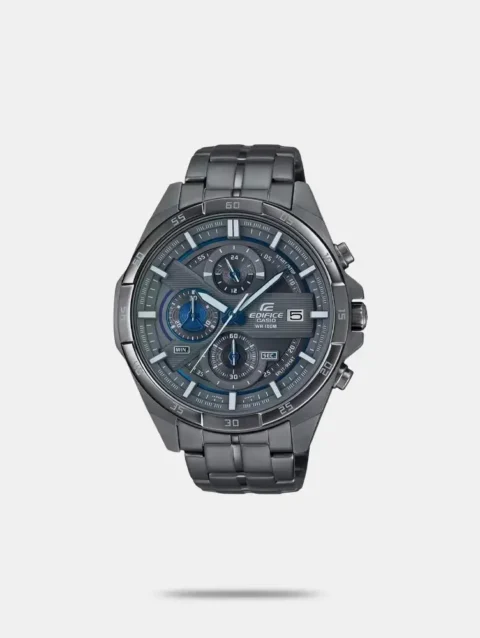 Edifice Men Quartz Grey Dial Chronograph Stainless Steel Watch EX494