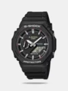 https://watchpalace.in/product/g-shock-unisex-quartz-black-dial-digital-resin-watch-i134/ Discover Casio watch for unisex, featuring a black dial, a black strap made of resin in a rectangular case. Built with resin and stainless steel body to balance clarity and durability. Dimensions include 38 mm dial size, 15 - 18 mm profile for comfortable wear. Key features: digital movement, analog display, 5 atm water resistance. A secure pin buckle ensures a dependable fit.