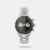 Discover Timex watch for men, featuring a black dial, a silver strap made of stainless steel in a round case. Built with mineral and stainless steel body to balance clarity and durability. Dimensions include 39 mm dial size, 11 - 20 mm strap width, 10 - 14 mm profile for comfortable wear. Key features: quartz movement, analog display. A secure foldover clasp ensures a dependable fit.