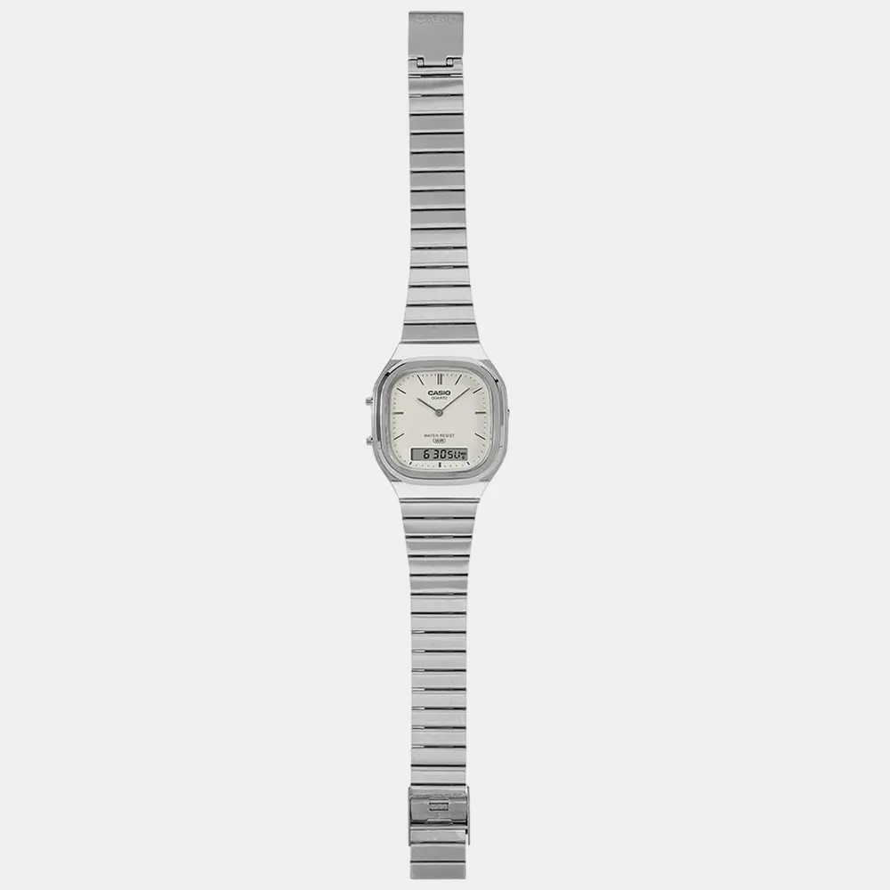 https://watchpalace.in/product/vintage-unisex-quartz-white-dial-analog-digital-stainless-steel-watch-d431/ Vintage Unisex Quartz White Dial Analog-Digital Stainless Steel Watch D431 - Image 6