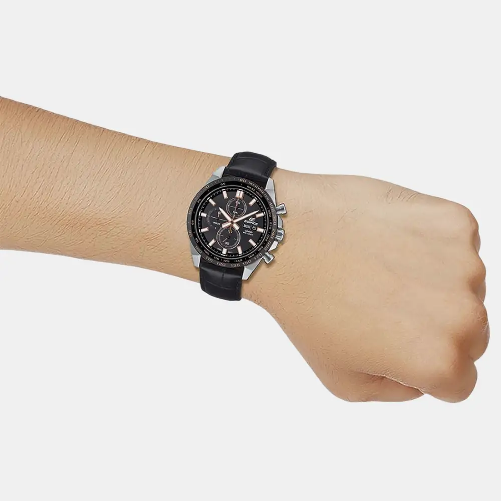 https://watchpalace.in/product/edifice-men-quartz-black-dial-chronograph-leather-watch-ed697/ Edifice Men Quartz Black Dial Chronograph Leather Watch ED697 - Image 5