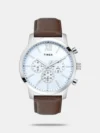 https://watchpalace.in/product/trendline-men-quartz-dial-multi-function-stainless-steel-watch-tweg25408/ Discover Timex watch for men, featuring a silver dial, a dual tone strap made of stainless steel in a round case. Built with mineral and brass body to balance clarity and durability. Dimensions include 41 mm dial size, 11 - 20 mm strap width, 10 - 14 mm profile for comfortable wear. Key features: quartz movement, multi-function display, 3 atm water resistance. A secure deployment clasp ensures a dependable fit.