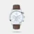 Discover Timex watch for men, featuring a blue dial, a brown strap made of leather in a round case. Built with mineral and brass body to balance clarity and durability. Dimensions include 45 mm dial size, 21 - 30 mm strap width, 10 - 14 mm profile for comfortable wear. Key features: quartz movement, multi-function display, 3 atm water resistance. A secure pin buckle ensures a dependable fit.