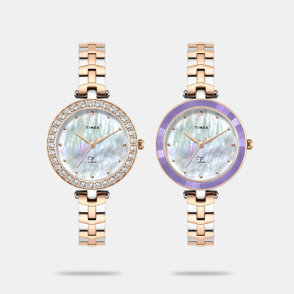 https://watchpalace.in/product/fria-women-quartz-mother-of-pearl-dial-analog-brass-watch-twel29202/ Fria Women Quartz Mother Of Pearl Dial Analog Brass Watch TWEL29202 - Image 2