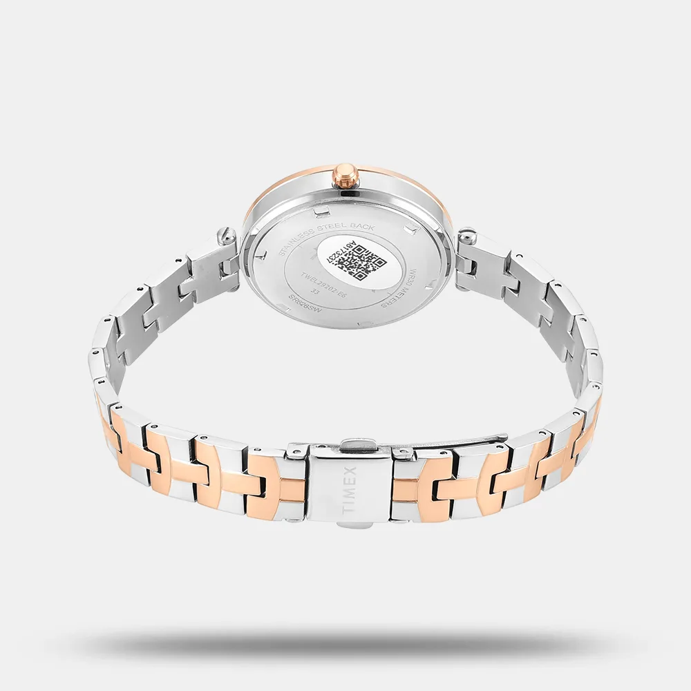 https://watchpalace.in/product/fria-women-quartz-mother-of-pearl-dial-analog-brass-watch-twel29202/ Fria Women Quartz Mother Of Pearl Dial Analog Brass Watch TWEL29202 - Image 3
