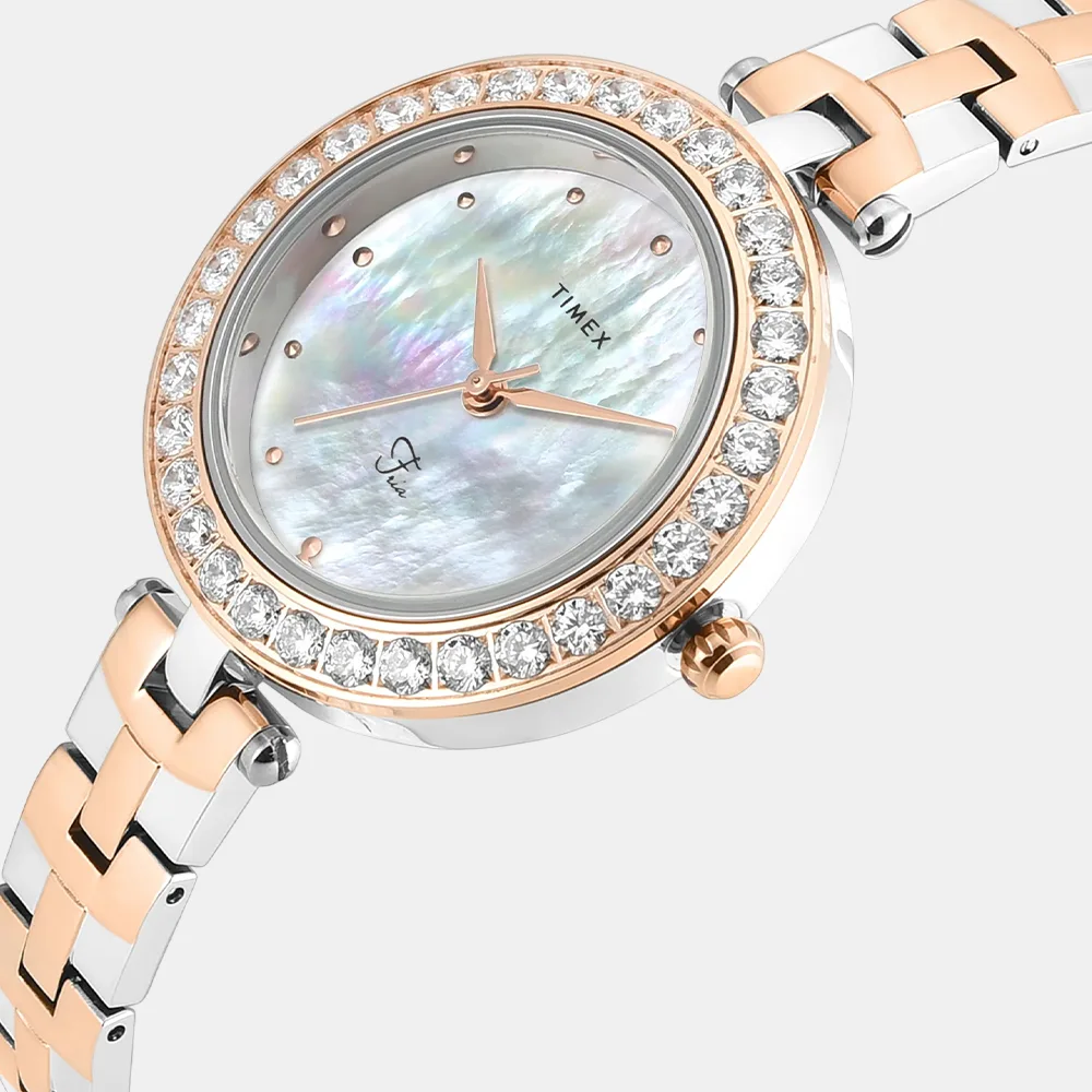https://watchpalace.in/product/fria-women-quartz-mother-of-pearl-dial-analog-brass-watch-twel29202/ Fria Women Quartz Mother Of Pearl Dial Analog Brass Watch TWEL29202 - Image 4