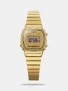 https://watchpalace.in/product/vintage-unisex-quartz-black-dial-digital-stainless-steel-watch-d365/ Vintage fashion meets modern functionality, delivering retro styling with up-to-date features. A classic design with a look-back vibe, the simple case complements the multi-row metal bracelet band with lay-flat construction to ensure a comfortable fit. But don’t let the vintage look fool you. The watch comes packed with super-useful technology to support your health-conscious lifestyle. The built-in sensor detects body movements and automatically counts steps. Easily check the number of steps you took that day on the LCD screen. Smartphone pairing via Bluetooth® delivers automatic time correction and makes it easy to configure various watch functions from the app. Transfer step counts and other data tracked on the watch and view them on your phone. Use the life log data to manage your health each day.