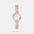 The Fossil Heidi (Model ES5502) is an exquisitely designed jewelry-style watch that balances classic clean aesthetics with dazzling, organic texturing.