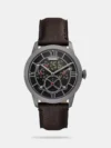 https://watchpalace.in/product/fossil-machine-automatic-black-stainless-steel-watch-me3253/ The Fossil Machine Automatic (Model ME3253) is an imposing, mechanically complex timepiece that fuses an edgy industrial styling package with classical watchmaking heritage.