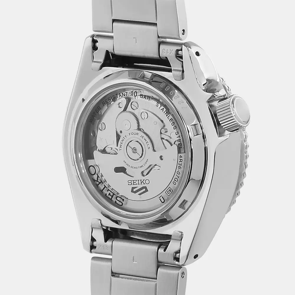 https://watchpalace.in/product/5-sports-men-automatic-black-dial-analog-stainless-steel-watch-srpd57k1/ 5 Sports Men Automatic Black Dial Analog Stainless Steel Watch - SRPD57K1 - Image 3