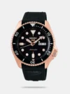 https://watchpalace.in/product/5-sports-men-automatic-black-dial-analog-stainless-steel-watch-srpd57k1/ For over 50 years, Seiko 5 Sports has delivered consistently high levels of reliability, durability, performance and value that have endeared it to lovers of mechanical watches worldwide. This watch comes from the Sports series. The trusted movement of Calibre 4R36, the black dial with its classy gold accents and the sophisticated stainless strap renders the wearer of this watch in command of any room he enters