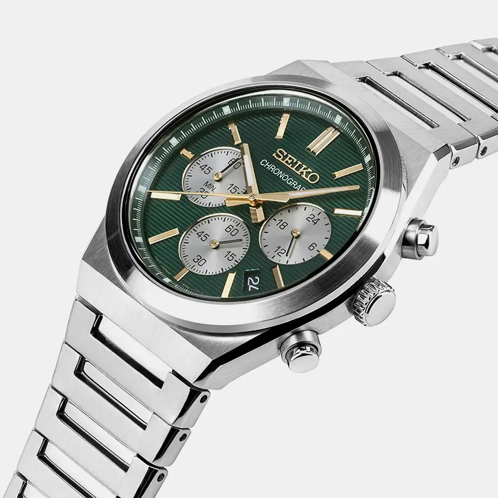 https://watchpalace.in/product/conceptual-men-quartz-green-dial-chronograph-stainless-steel-watch-ssb461p1/ Conceptual Men Quartz Green Dial Chronograph Stainless Steel Watch - SSB461P1 - Image 3
