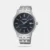 Discover Seiko watch for men, featuring a blue dial, a silver strap made of stainless steel in a round case. Built with hardlex and stainless steel body to balance clarity and durability. Dimensions include 38.7 mm dial size, 11 - 20 mm strap width, 10 - 14 mm profile for comfortable wear. Key features: quartz movement, chronograph display, 5 atm water resistance. A secure foldover clasp ensures a dependable fit.